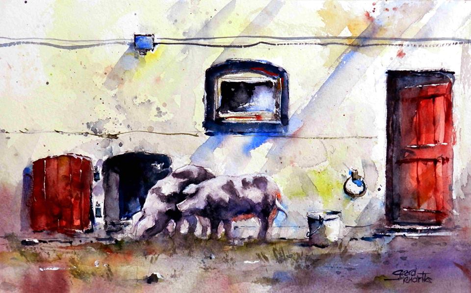 Aquarellworkshop mit Gerard Hendriks