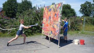 Actionpainting Jugendwerk Vreden
