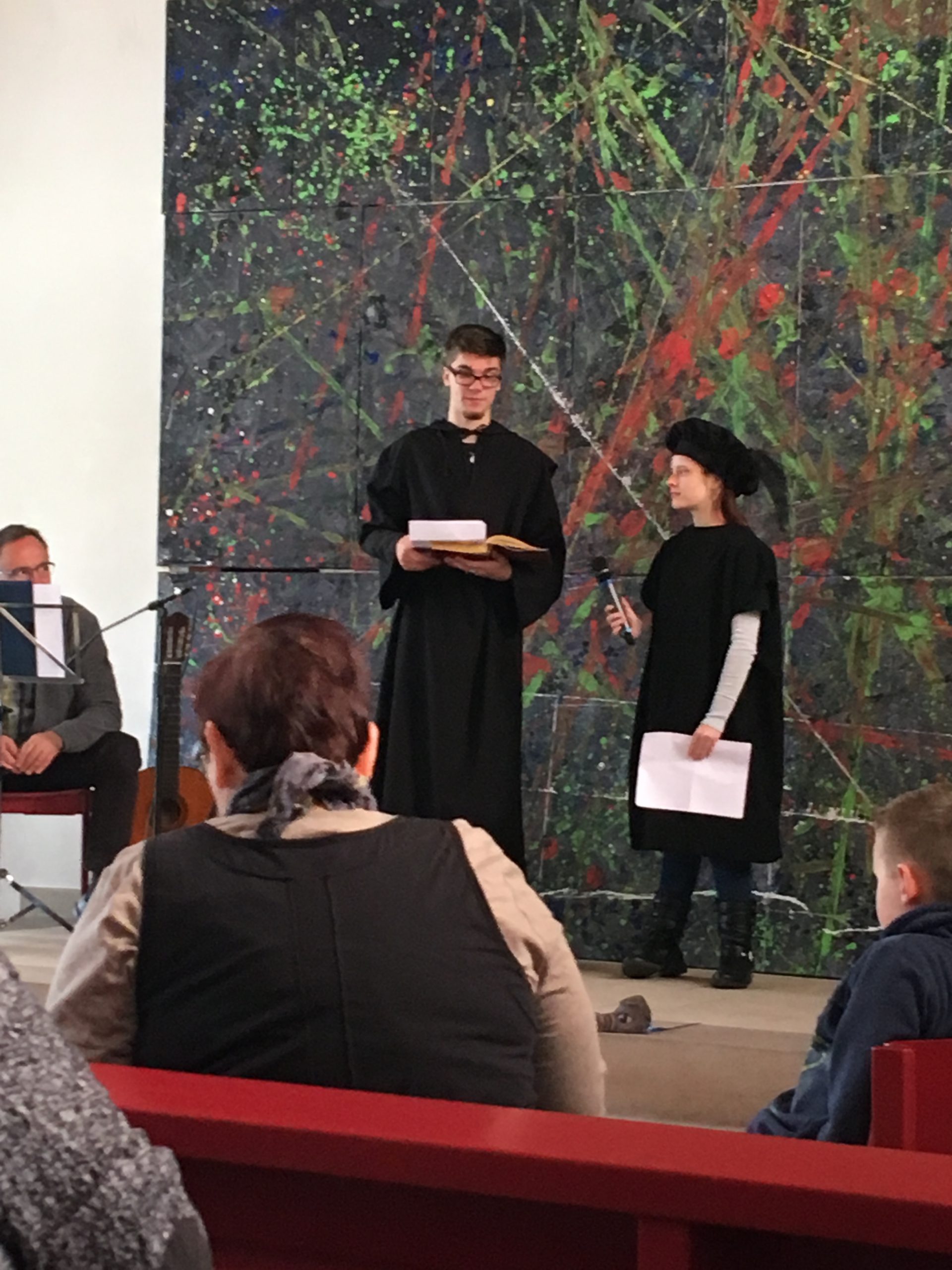 ActionPainting Ev Kirche Ahaus