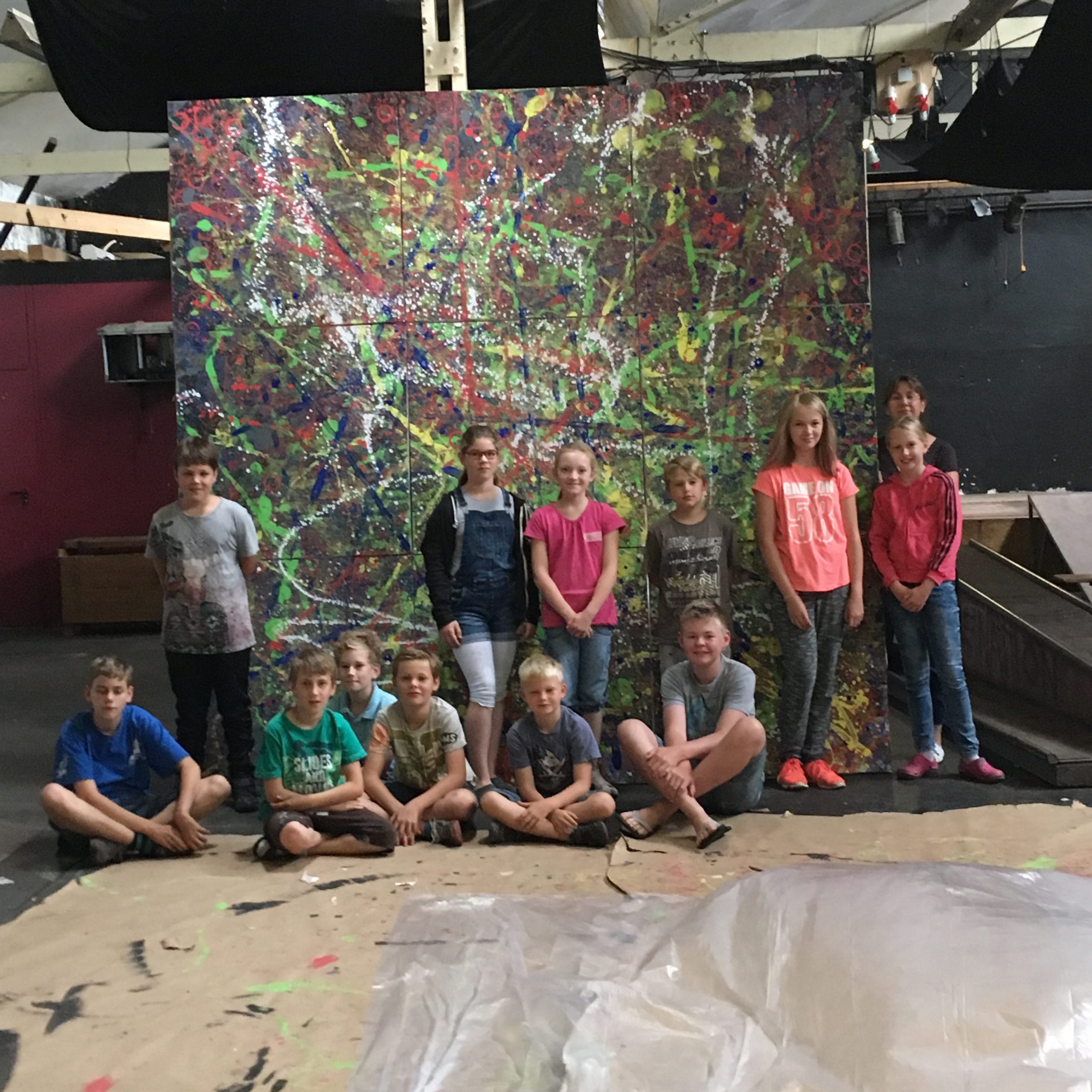 Action Painting Jugendwerk Vreden