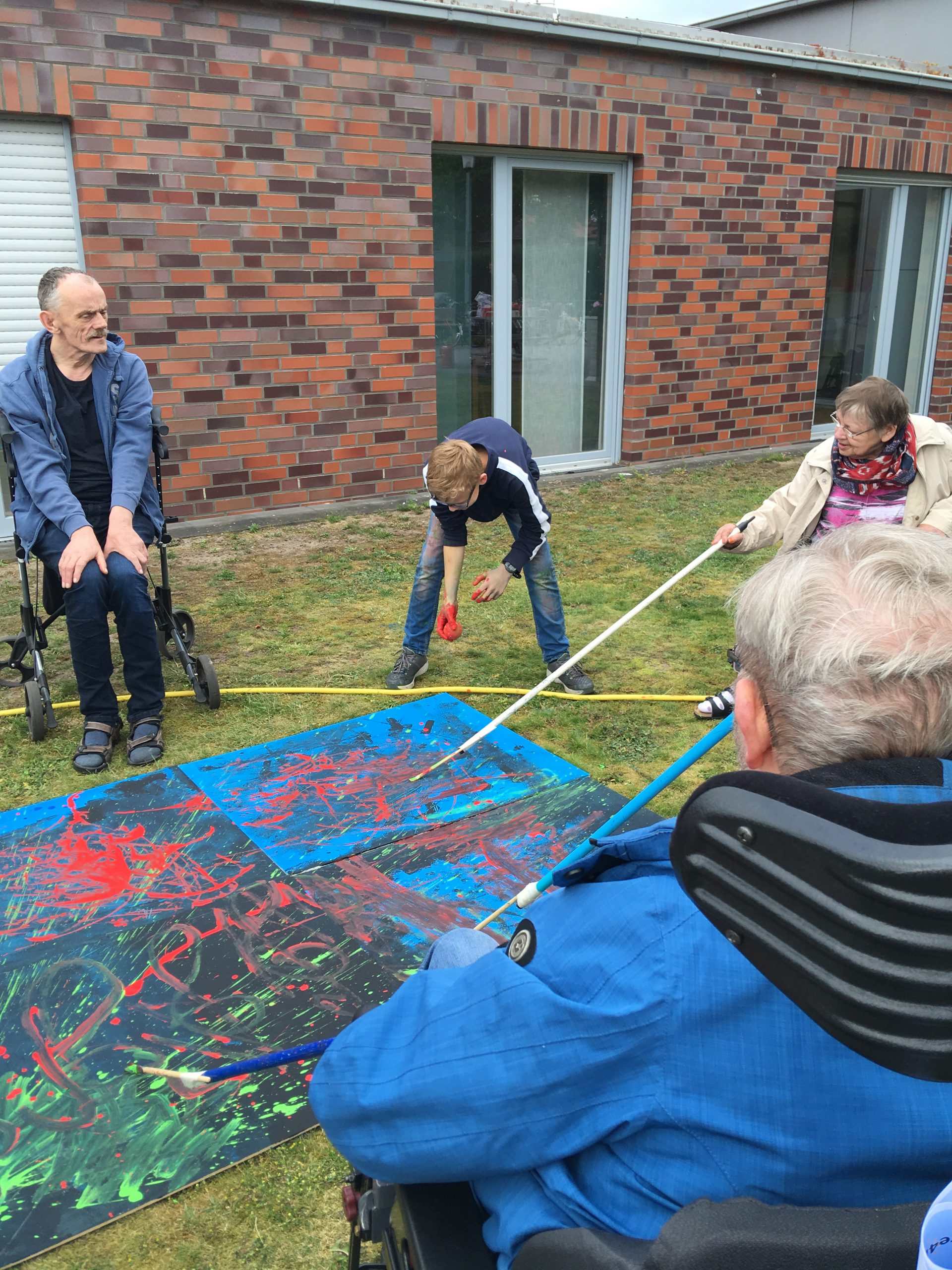 Action Painting St. Sophienhaus Metelen