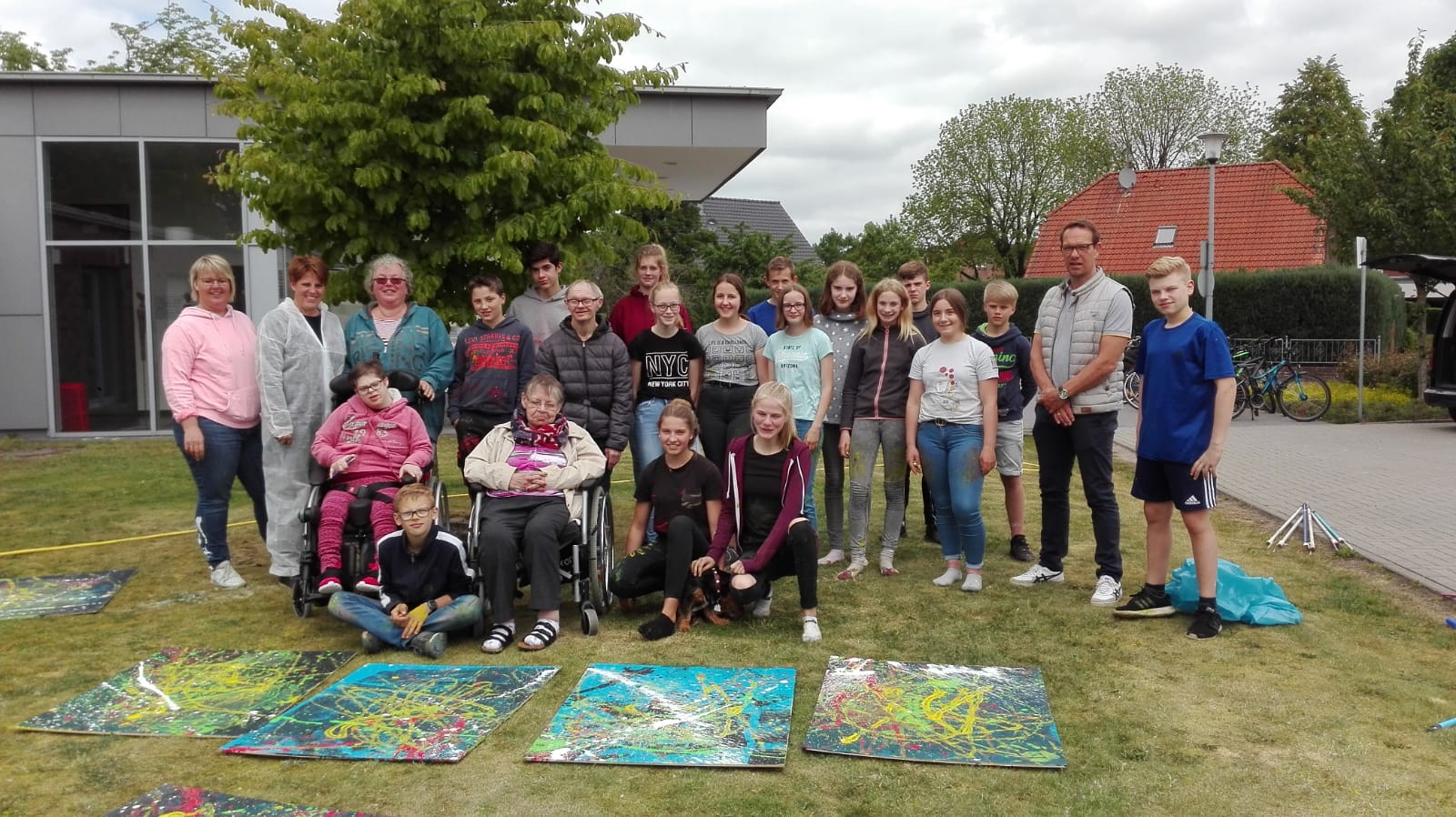 Action Painting St. Sophienhaus Metelen